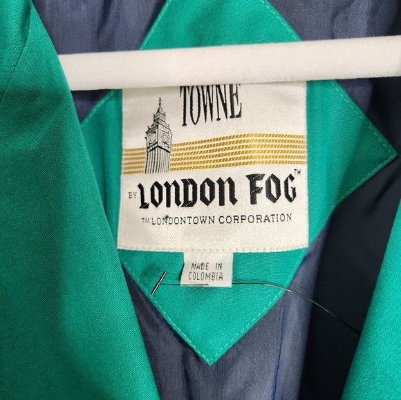 Vintage London Fog long trench rain resistant coat size 10 - Picture 8 of 9
